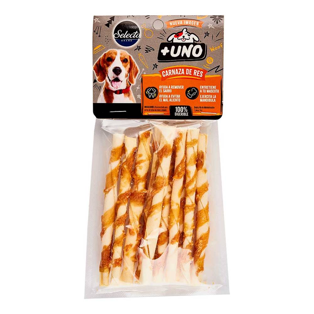 Selecto · Carnaza twist de res con carne de pollo (10 un)