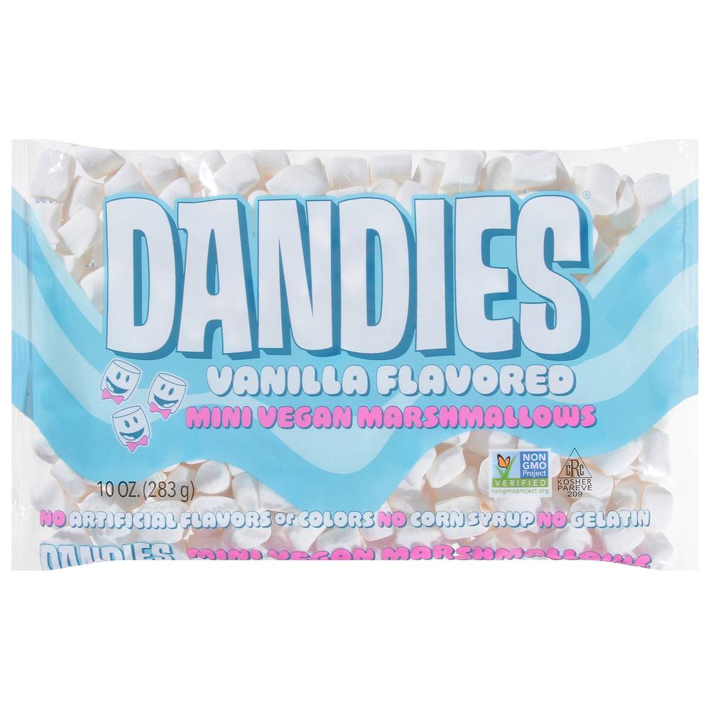 Dandies Mini No Gluten Vanilla Flavored Vegan Marshmallows (10 oz)