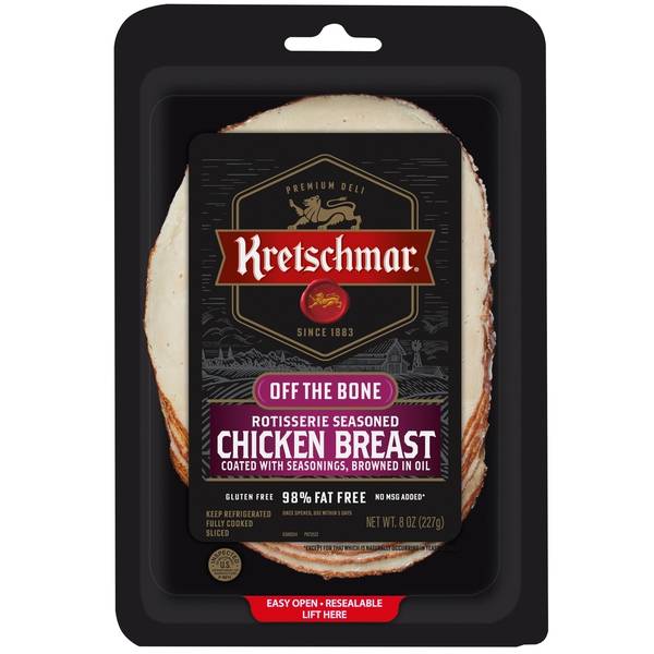 Kretschmar Chicken Breast Off Bone Sliced (8 oz)