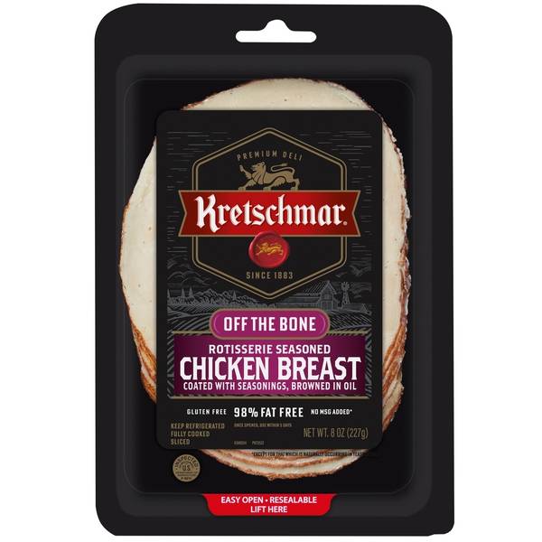 Kretschmar Chicken Breast Off Bone Sliced (2.18 lbs)