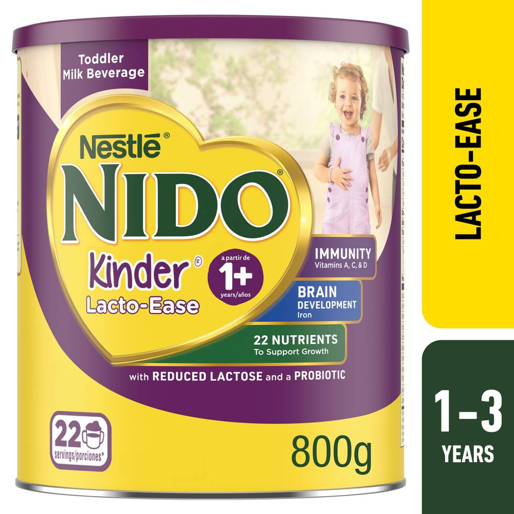 Nido Lacto Ease Powdered Milk For 1y-3y Babies (28.2 oz)