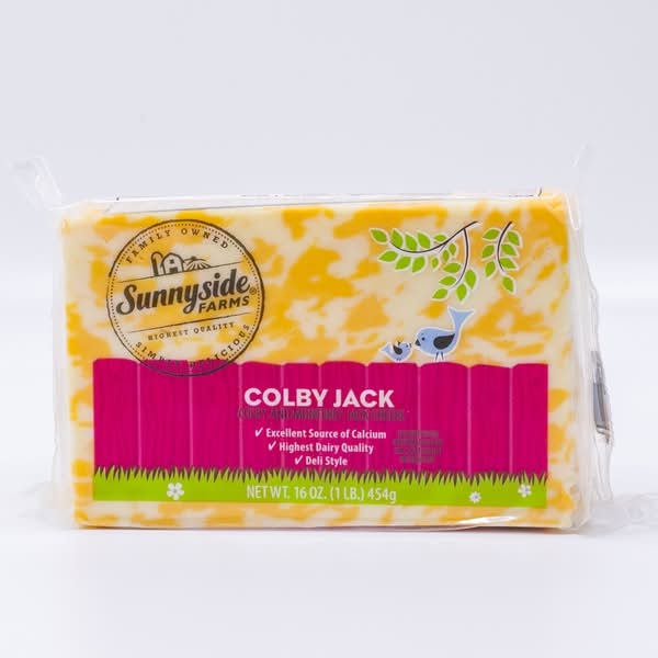 Sunnyside Farms Deli Style Colby Jack Cheese Block (16 oz)
