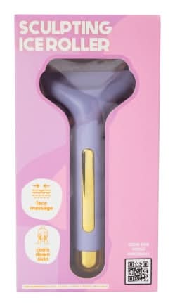 Sculpting Facial Ice Roller 3.54in x 7.67in Purple
