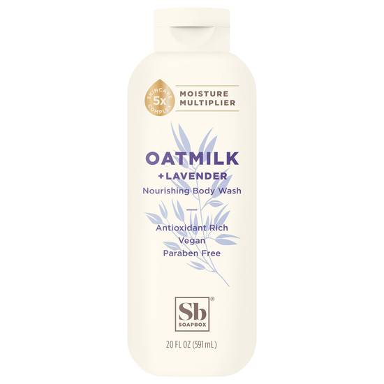 Soapbox Oatmilk + Lavender Nourishing Body Wash