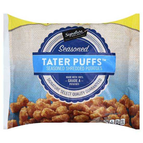 Signature Select Seasoned Tater Puffs Shredded Potatoes