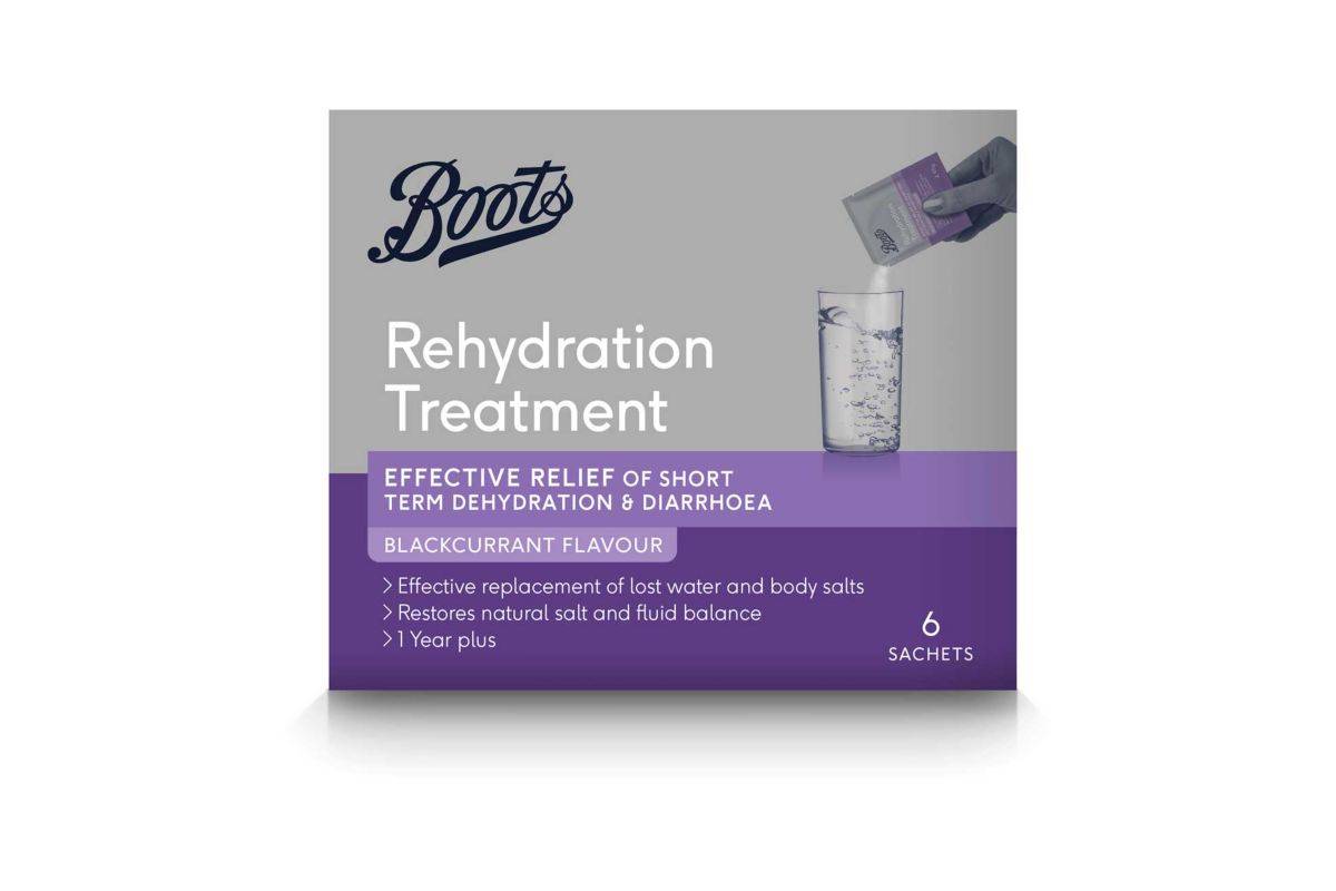 Boots Rehydration Treatment Blackcurrant - 6 Sachets