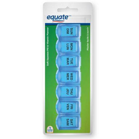 Equate Soft Squeeze Pill & Vitamin Planner (1 unit)