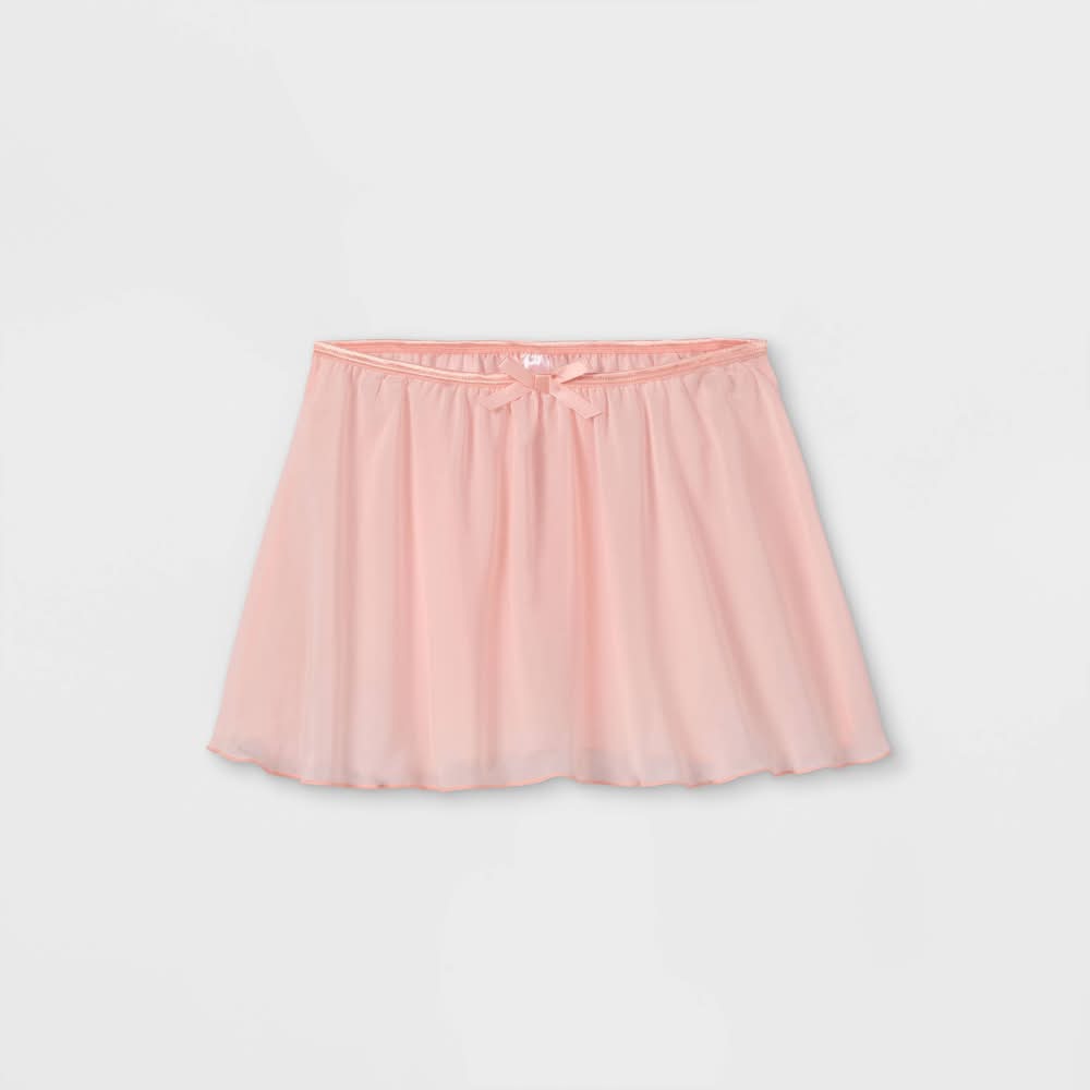Girls' Dance Activewear Skirt - Cat & Jack™ Pink XL: Recycled Polyester, Lightweight, Pull-On