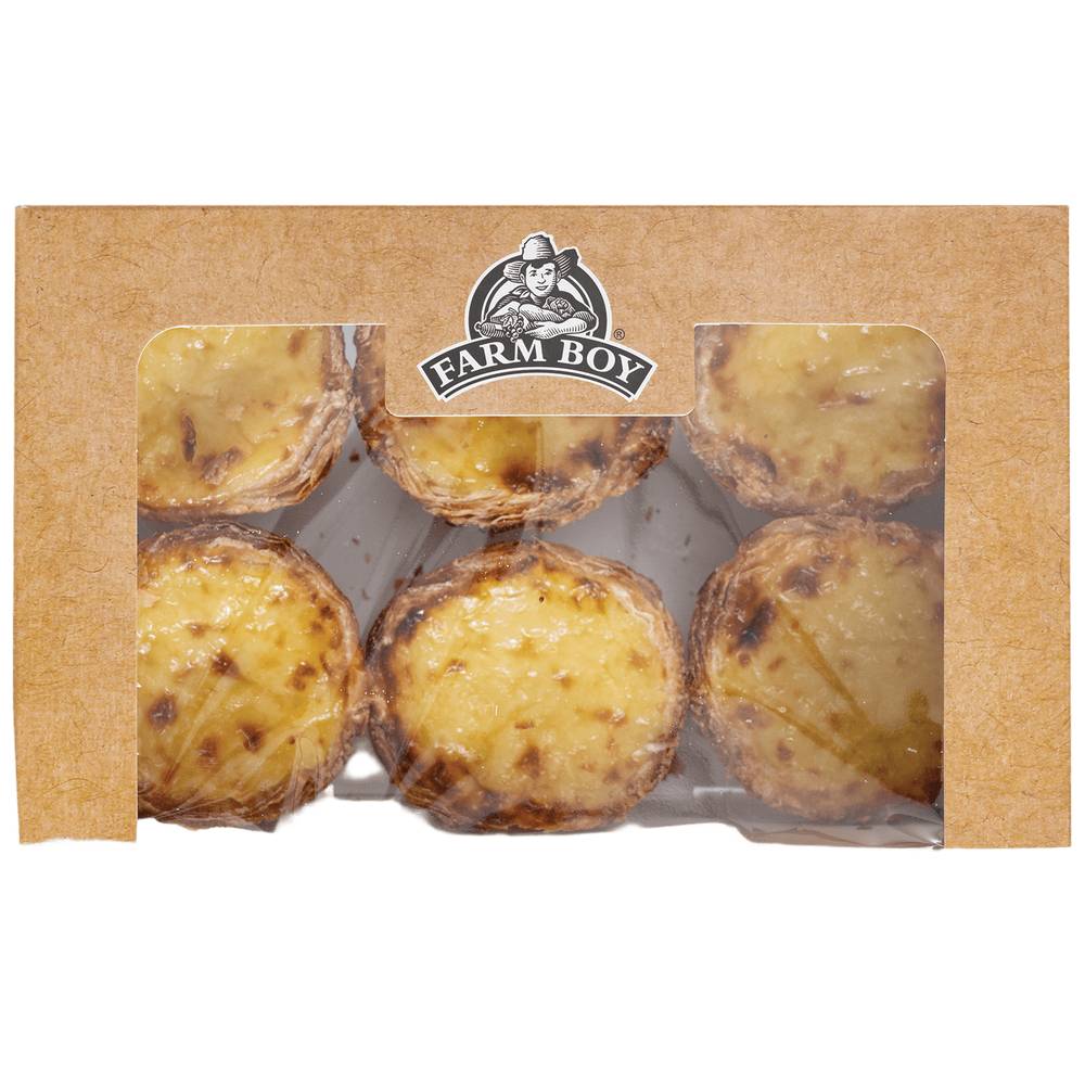 Custard Portuguese Tart (6 per package)