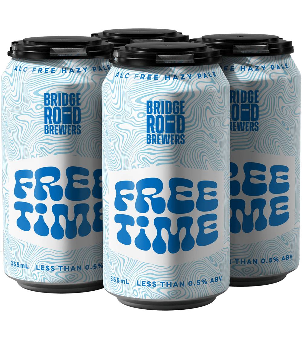 Bridge Road Brewers Free Time Alcohol Free Pale Ale Cans 4x355ml