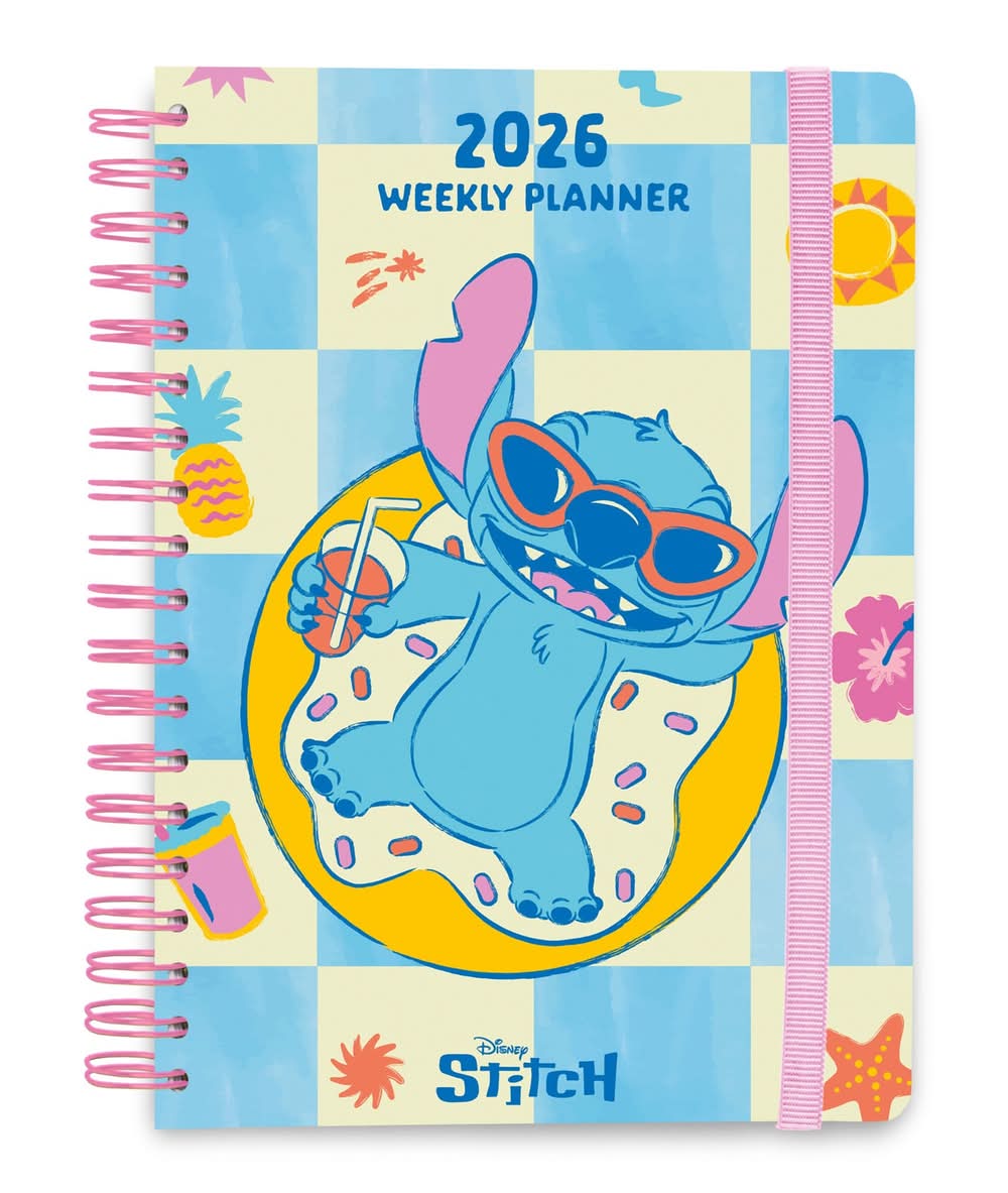 Agenda Anual 2026 Sem A5 - Disney Stitch