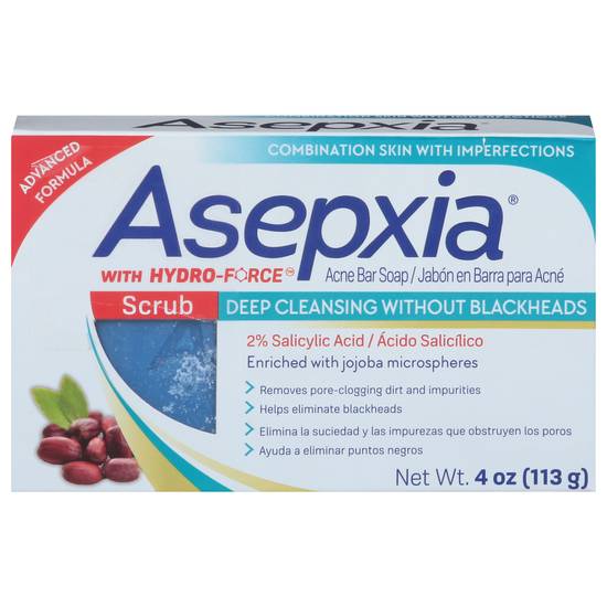 Asepxia Hydro Force Acne Bar Soap (4 oz)