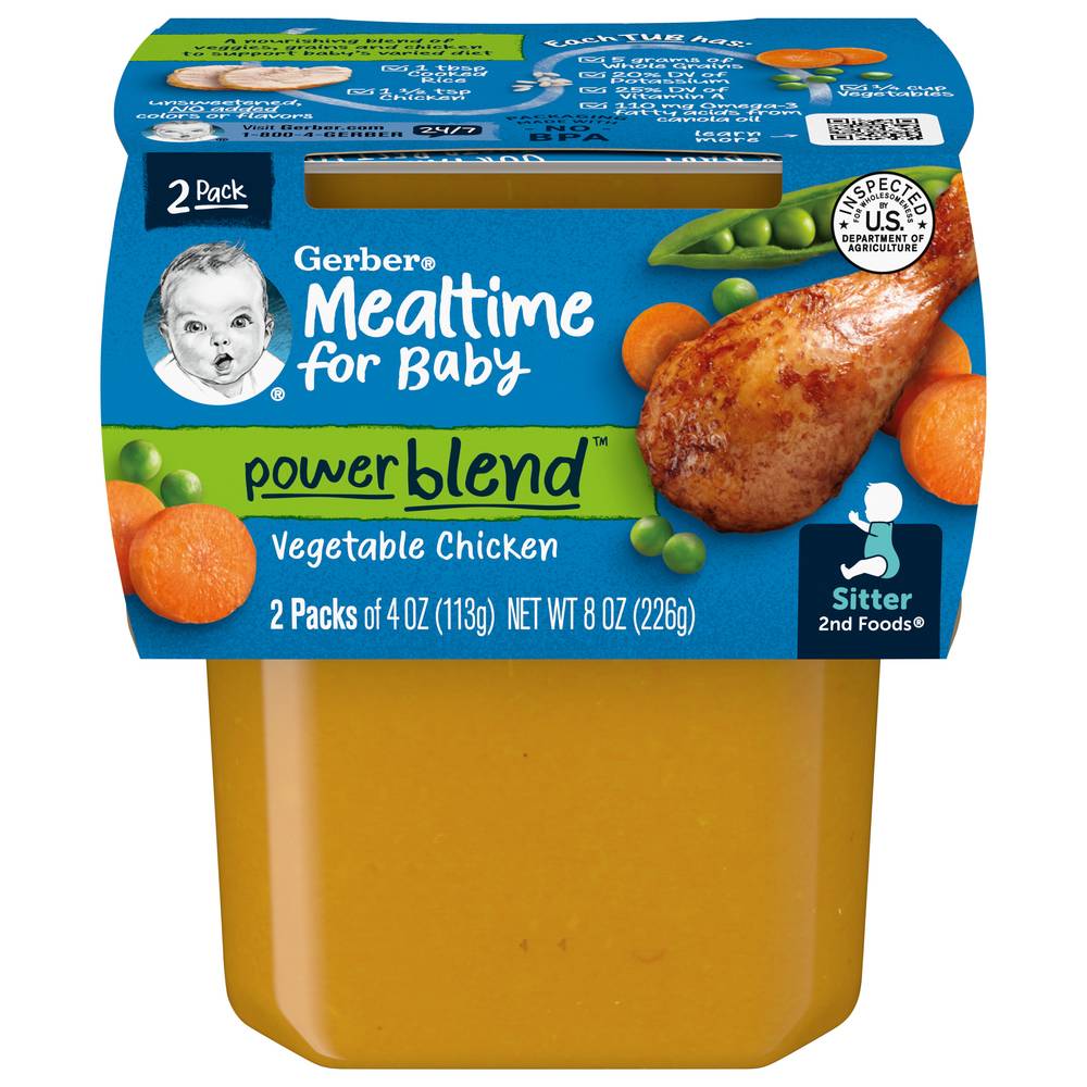 Gerber Vegetable Chicken Dinner Sitter 2nd Foods