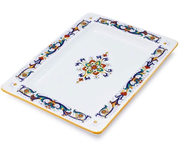 Sur La Table Nova Deruta Serve Platter White 15.25"