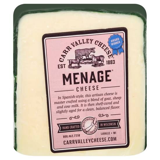 Carr Valley Cheese Menage Cheese