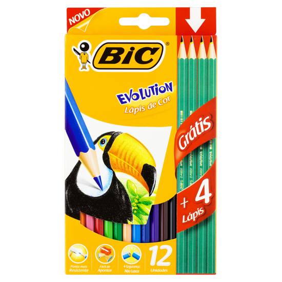 Bic lápis de cor evolution