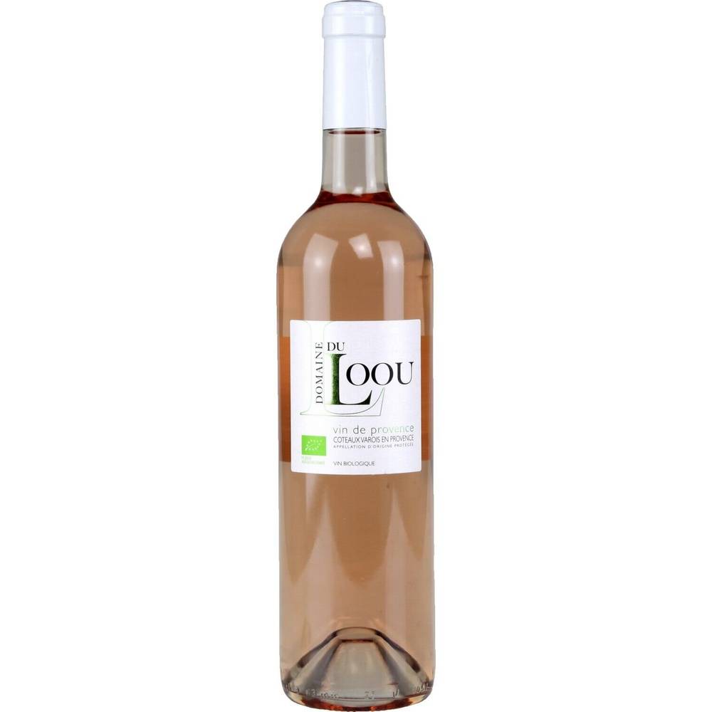 Domaine du Loou - Vin rosé bio coteaux varois en Provence (750 ml)