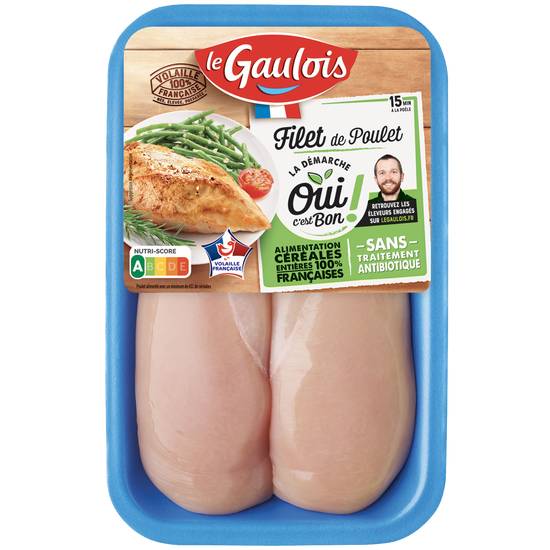 Le Gaulois - Filets de poulet blanc (2 pièces)
