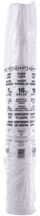 Dart Foam Drink Cups