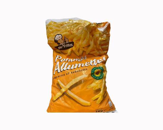 Frites surgelées Allumettes MR FRITES - Sachet de 1Kg