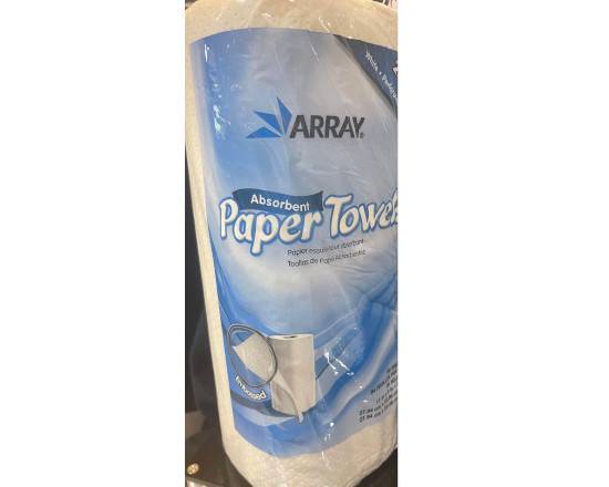 Wrapped Roll of Paper Towels