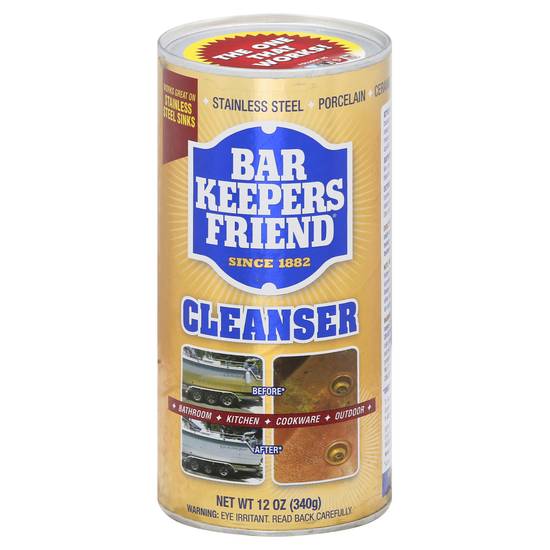 Bar Keepers Friend Cleanser & Polish (12 oz)