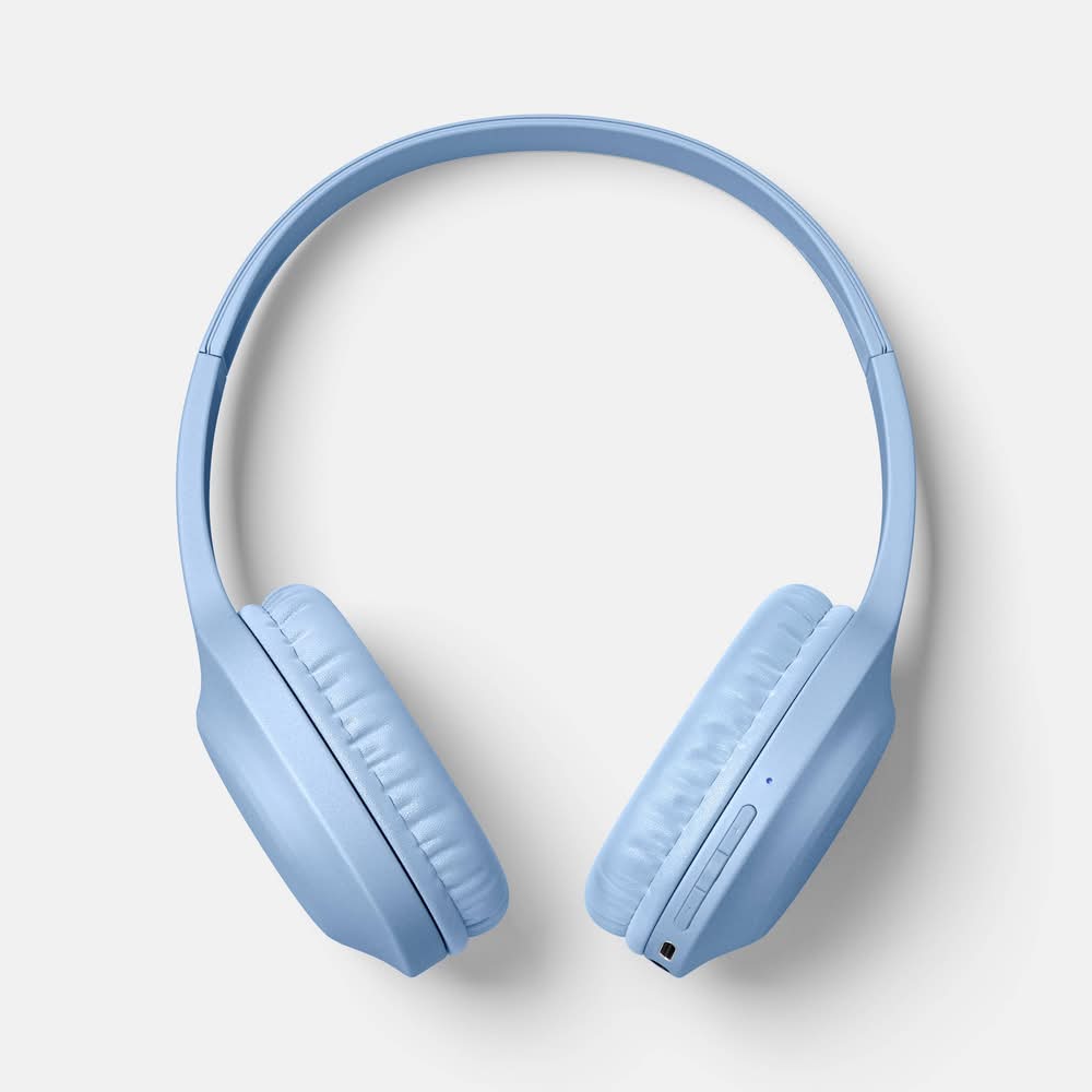 Heyday Wireless & Wired Bluetooth Headphone With Aux Cable, Peri Blue
