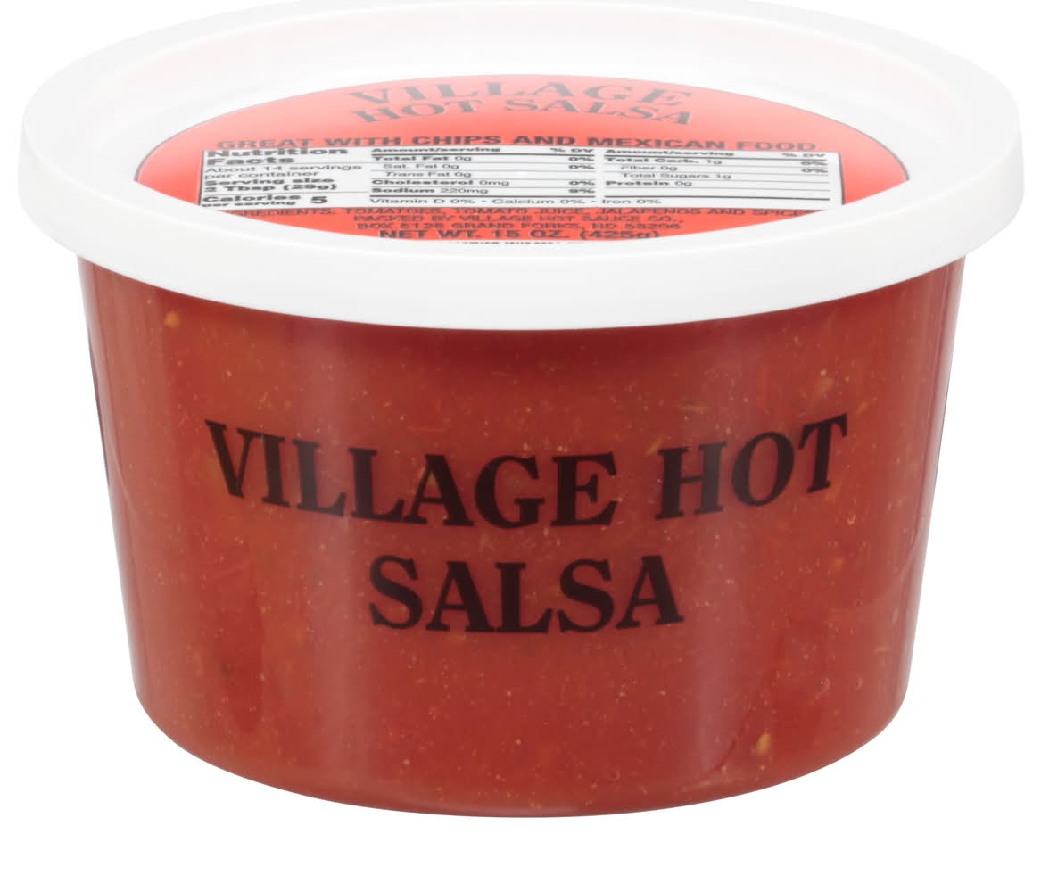 Village Extra Hot Salsa (15 oz)