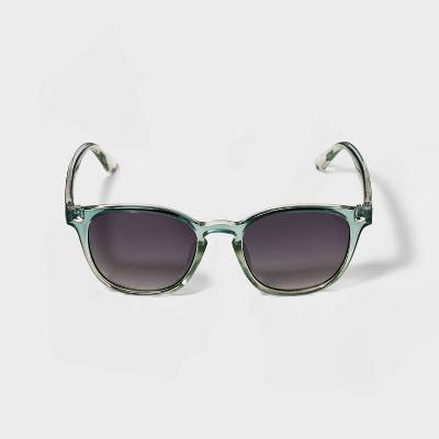 Boys' Plastic Square Sunglasses - art class™ Crystal Blue