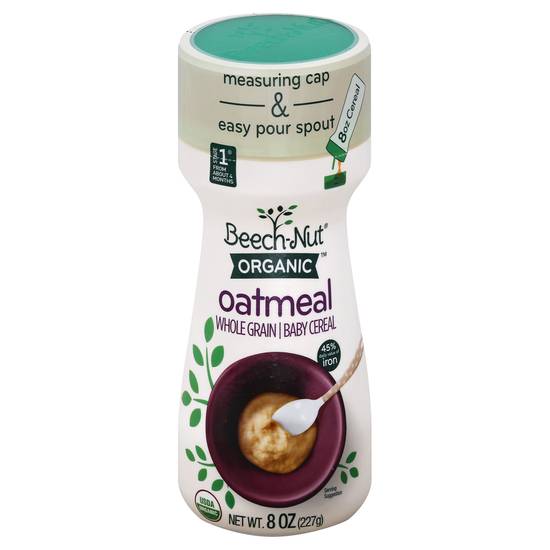 Beech-Nut Organic Oatmeal Baby Cereal