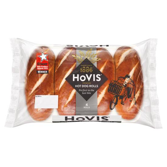 Hovis Premium Hot Dog Rolls (4ct)