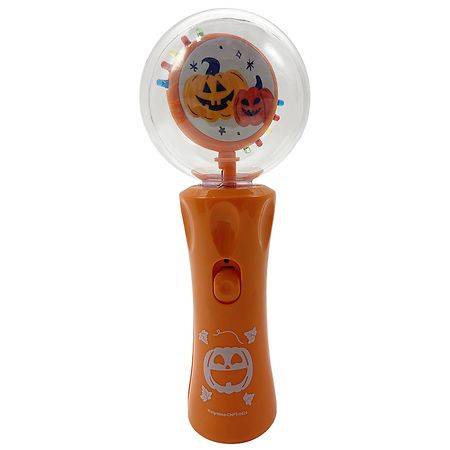 Festive Voice Happy Halloween Jumbo Pumpkin Light Spinner