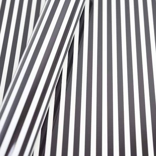 Black & White Stripes Heat Transfer Vinyl By Make Market