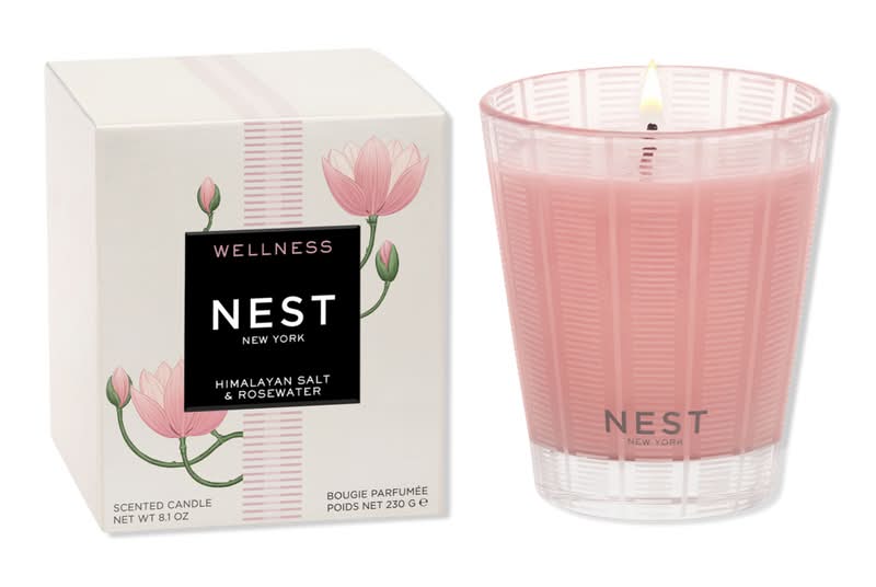 NEST New York Himalayan Salt & Rosewater Classic Candle 8.1 oz