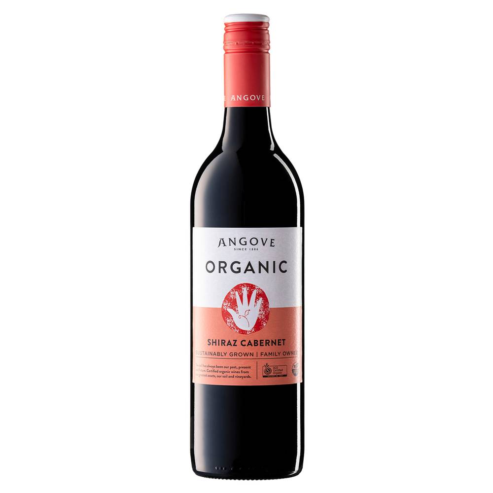 Angove Organic Shiraz Cabernet 750ml