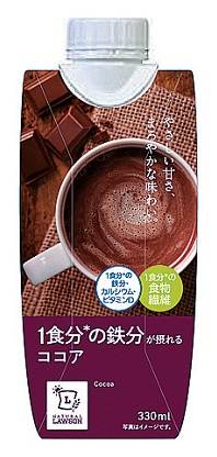 ◎●NLココア1食分の鉄分(330ml)