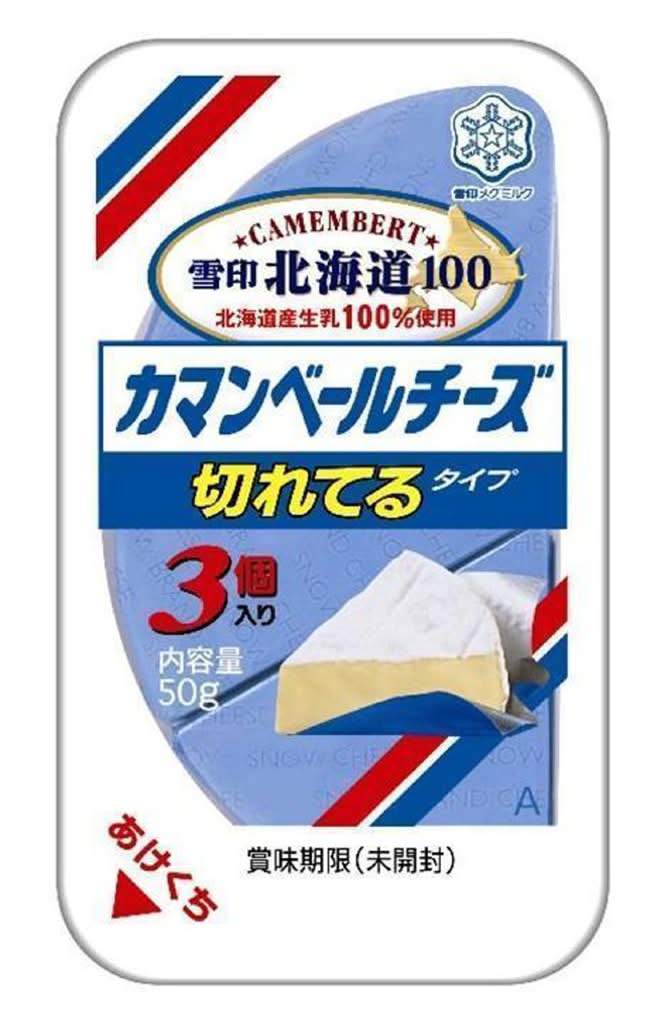 雪印メグミルク 北海道100 カマンベールチーズ 切れてるタイプ (3 入)