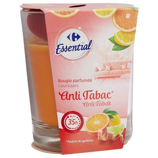Carrefour Essential - Bougie parfumée anti tabac