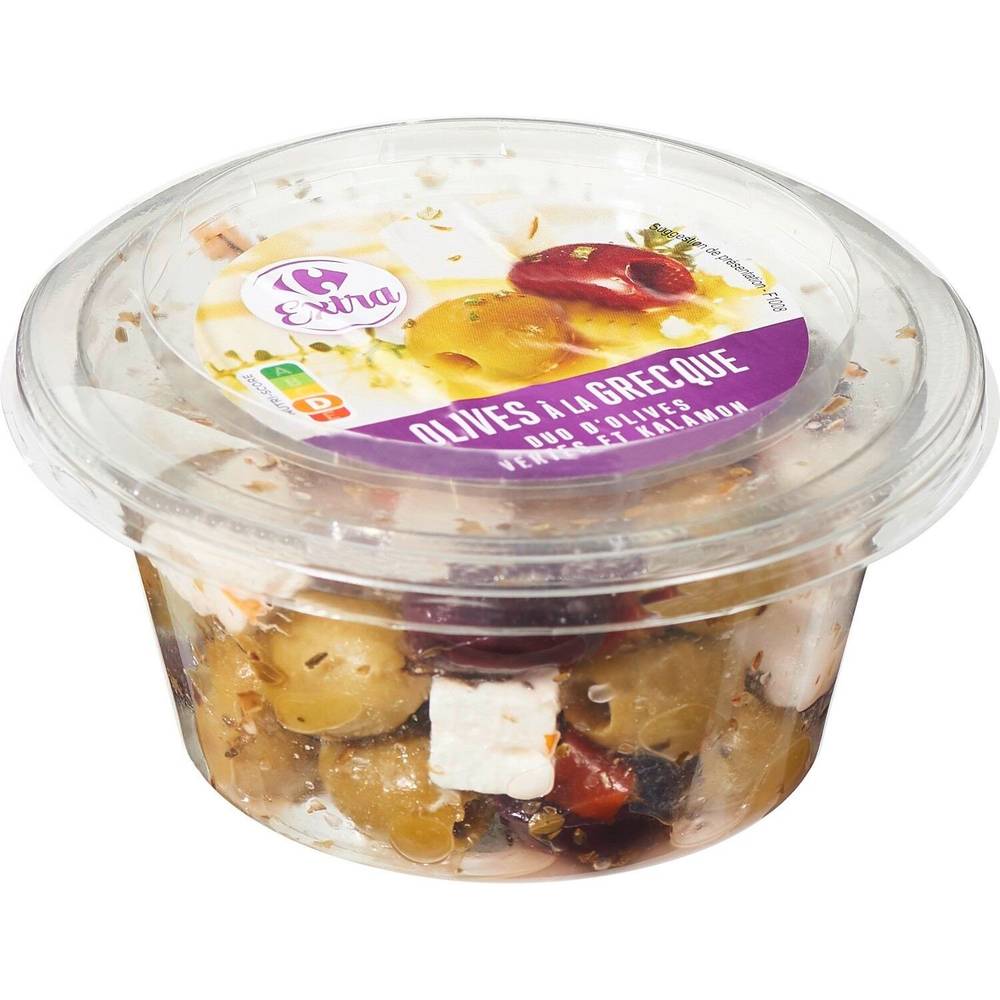 Carrefour Extra - Olives à la grecque (150g)