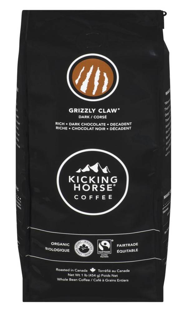 Kicking Horse Coffee Grizzly Claw Dark Roast Coffee (454 g)