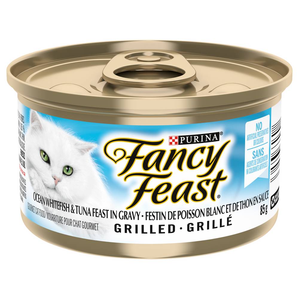 Fancy Feast Grilled Ocean Whitefish and Tuna Feast in Gravy For Cats (85 g)