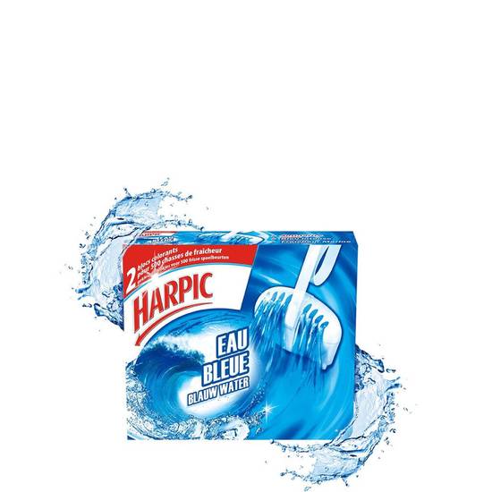 Bloc wc eau bleue Harpic x2