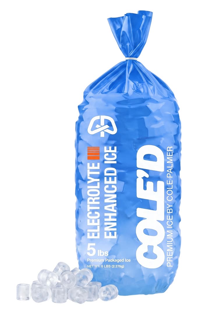 COLE'D Electrolyte Pebble Ice Bag (5 lbs)