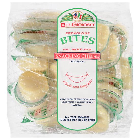 Belgioioso Bites Provolone Snacking Cheese
