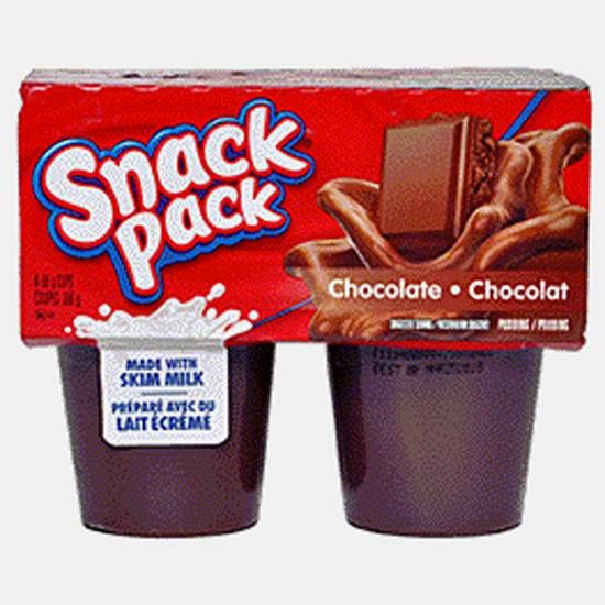 Snack Pack Chocolate Pudding 4Pack (4 x 99g/4x92g)