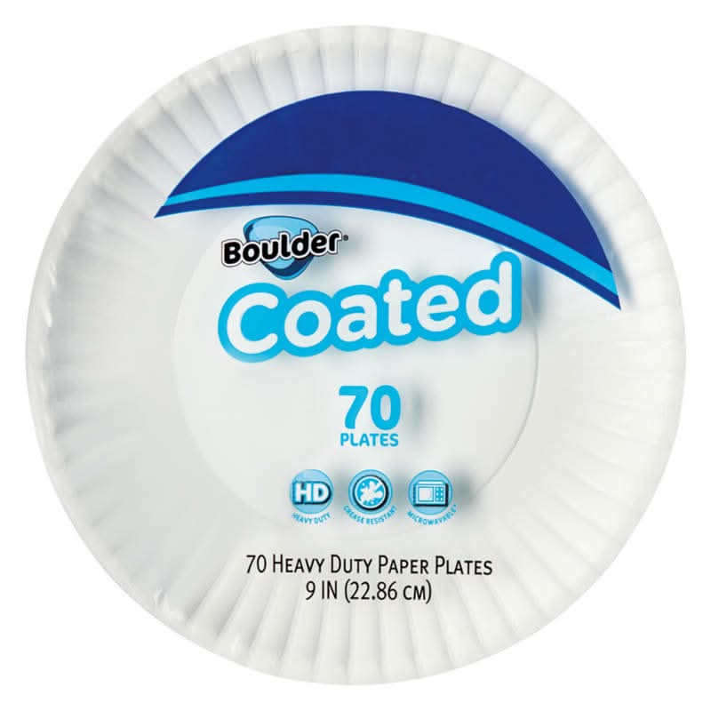 Boulder Canyon Heavy Duty Coated Paper Plates - 9"