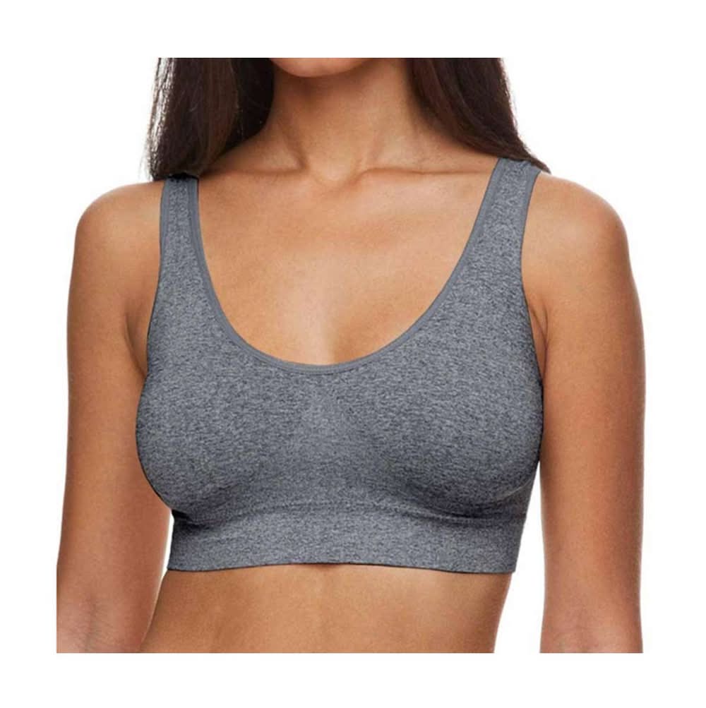Zone Pro Comfy Padded Bra, Women, XL, Gray