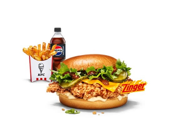 Kentucky BBQ Zinger Menü