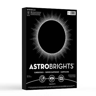 Astrobrights Color Card Stock Paper Certified Eclipse Black