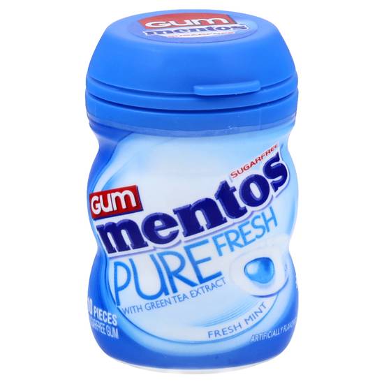 Mentos Fresh Mint Sugar-Free Gum (10 ct)